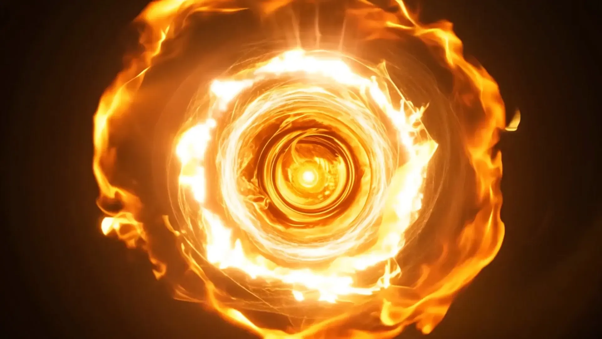 Spiral Flame Logo Animation Background